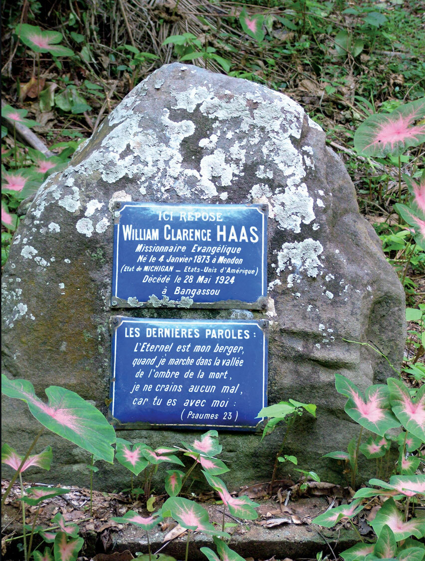 Haas grave in Bangassou